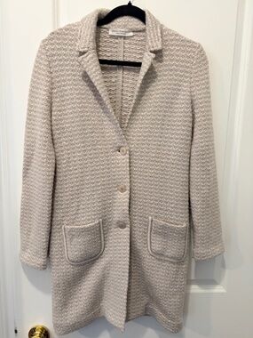 Amina Rubinacci Wool-Cashmere Knit Jacket - Size 42 S/M